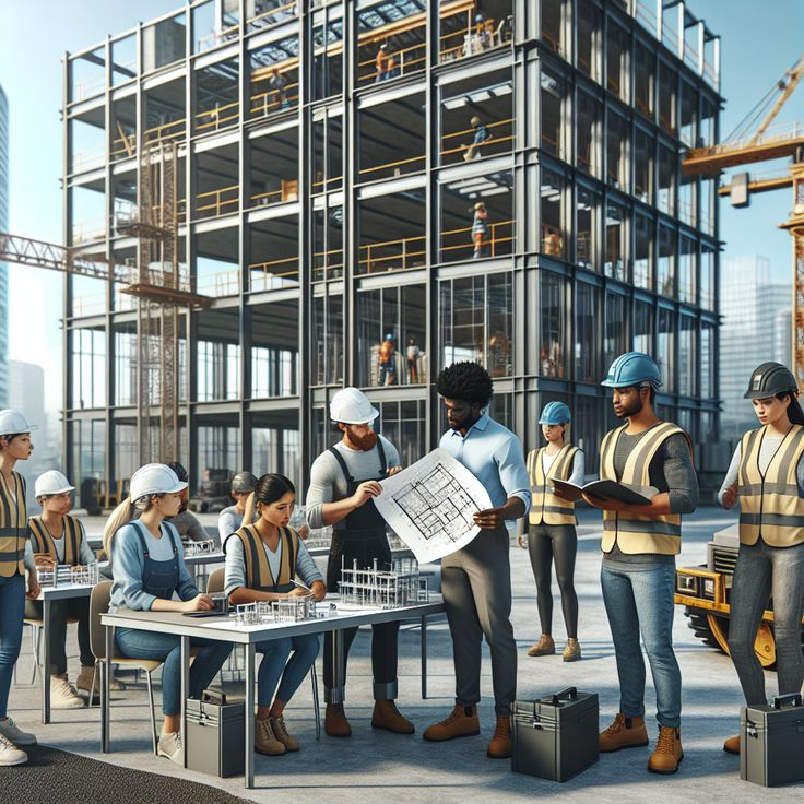 استخدام مهندس عمران در ساختمان