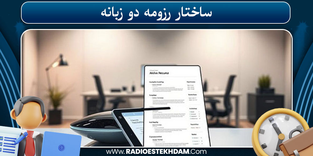 ساختار رزومه دو زبانه